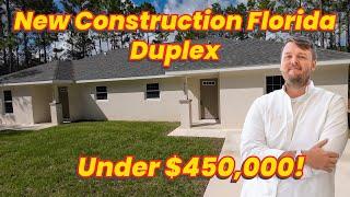 Inside a New Construction Duplex in Central FL Under $450,000!  But is it a Good Investment??