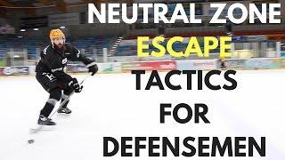 MHH Hockey Tutorials - Neutral Zone Escape Tactics For Defensemen