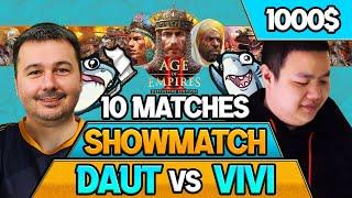 DauT vs Vivi $1000 showmatch - 10 games