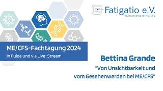 Dipl.-Psych. Bettina Grande - Vortrag auf der ME/CFS-Fachtagung 2024