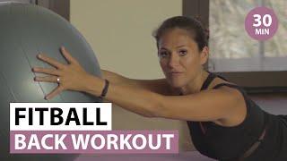 FITBALL BACK WORKOUT