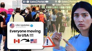 Everyone moving to USA from Canada? | USA visa date scam in Canada | Reality of Canada to USA visa