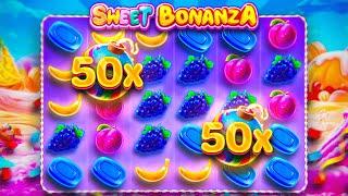 SWEET BONANZA FINALLY PAYS HUGE! (50X MULTI HIT)