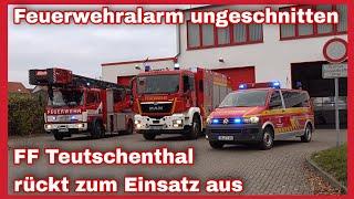 ️ALARM in EchtzeitSirenenalarmFFler zur FeuerwehrAUSRÜCKEN ELW️TLF️DLK FF Teutschenthal