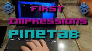 Pine64 Pinetab(Linux Tablet Unboxing) First Impressions- Nice!