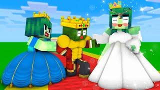 Baby Zombie Vs Squid Game Doll True Queen - Minecraft Animation