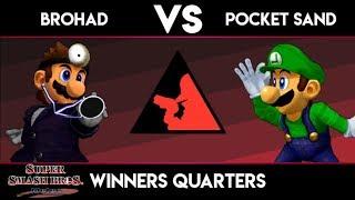 That's Not Safe #40 - Brohad VS Pocketsand - Melee Winners Quarters