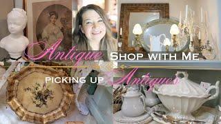 Thrift & Antique Shop With Me | Picking Up Antiques | See Them Styled in My Home | Vintage Decor