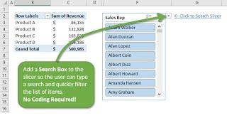 How To Add A Search Box To A Slicer In Excel - Learn How In This Quick Tutorial!