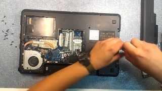 Как разобрать ноутбук Lenovo G555, G450, G550 (Lenovo G555 disassembly)