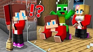 Poor Baby JJ and Family Sad Story in Minecraft - Maizen