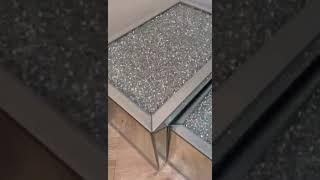 Mirrored end table - Vxin Mirror