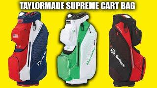 TAYLORMADE SUPREME CART BAG REVIEW [2023] PREMIUM GOLF BAG - TAYLORMADE CART BAG