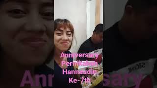 anniversary pernikahan kakak hanna fm dan udin larianto ke 7th