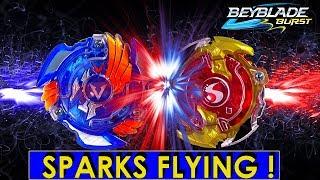 SPARKS FLYING - RIP FIRE BATTLE! FATHER VS SON VALTRYEK V2   VS SPRYZEN S2