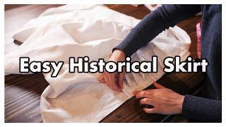 An EASY Historical Project! — 18th Century Linen Under-Petticoat