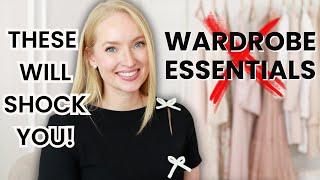 Basic Wardrobe Essentials I'm No Longer Buying! Stop Buying Clothes You Don't Need :)