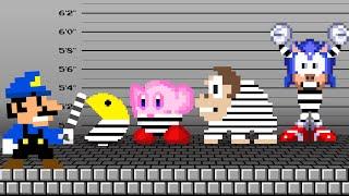 Mario's 24-Hour Prison Challenge: All Characters In The Game Are Locked