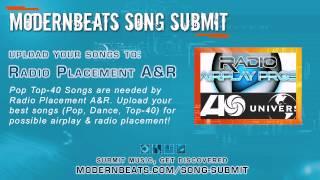 Pop Top-40 Songs needed for Radio Airplay  | Song Submit