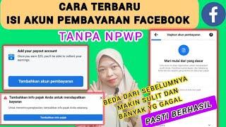 CARA TERBARU MENGISI AKUN PEMBAYARAN FACEBOOK||FACEBOOK PROFESIONAL