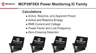 MCP39F5XX Power Monitoring IC Capabilities and Selection