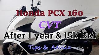 Honda PCX 160 | CVT after 1 year & 15,000 odometer | Thread Locker