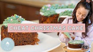 BONUS CHRISTMAS TUTORIAL; Cheat Christmas Fruit Cake! | Georgia's Cakes