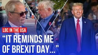 Nigel Farage flies to Pennsylvania to see Donald Trump | LBC in the USA