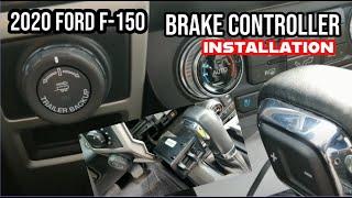 Ford F-150 Brake Controller  installation with center console, step by step in detailed, 2015 - 2020