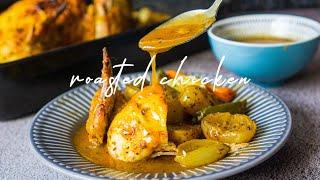 [ASMR] Whole Roast Chicken and Gravy | Ramadan Recipe Idea