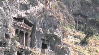 Turkey - Kayakoy - Lycian Tombs - Dalyan