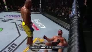 Jacare Souza KOs Chris Weidman in a brutal late stoppage at UFC 230