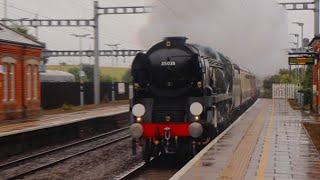 SR 35028 Clan Line races along the GWML & storms up Sapperton! | The Cotswold Venturer | 24/8/24