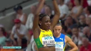 Womens Triple Jump Final - World Athletics Championships Budapest 2023