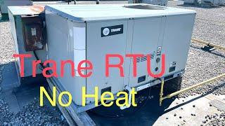 Trane Rooftop No Heat