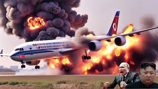 happened 20 seconds ago! the plane carrying 700 NORTH KOREAN commanders was destroyed by Ukraine