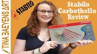 CARBOTHELLO pastel pencil REVIEW | TinaBaeyensArt