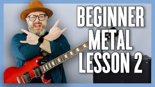 Beginner Metal Guitar Lesson 2 – Picking, Palm Muting, Tremolo & More!