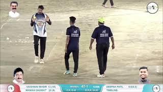 Manish Gharat (Nhava) Fighting 50 At Semifinal In Khasdar Chashak 2020