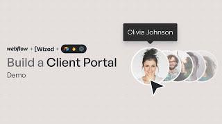 Build a Client Portal with Webflow & Wized - Demo