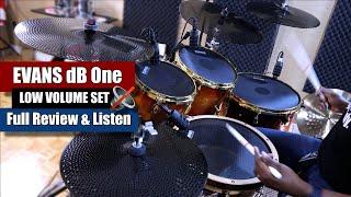 *NEW* Evans dB One Low Volume Set  - Full Review & Listen - Better Than The Rest?! 