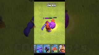 Super Bowler vs Valkyrie Clash of Clans #shorts #cocshorts