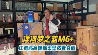 江淮派的浓香型白酒你喝过吗？洋河梦之蓝M6+，江淮绵柔白酒代表