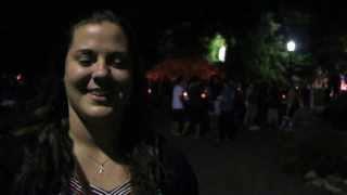 University of Notre Dame Freshmen First Visit to the Grotto