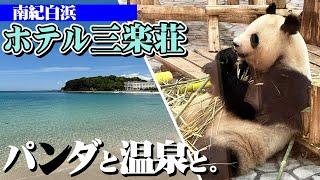 [Nanki Shirahama] Pandas, hot springs, and a spectacular view. It was a great stay, but... I'm a ...