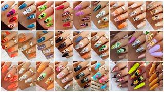 Nail art  manicure | Nail design Ideas ️ Simple nail art compilation |easy fall nail art