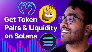 Get Token Pairs and Liquidity on Solana with Moralis API