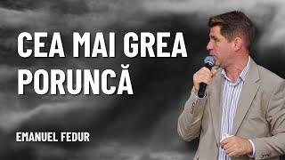 Logos Dej | Cea mai grea poruncă | Emanuel Fedur | 17.11.2024