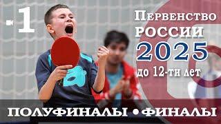 Первенство России до 12 лет. Полуфиналы, Финалы. Камера 1 (стол 1)