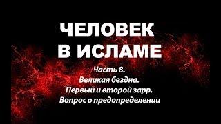 Великая бездна. Первый и второй зарр. Вопрос о предопределении (Человек в исламе - часть 8)